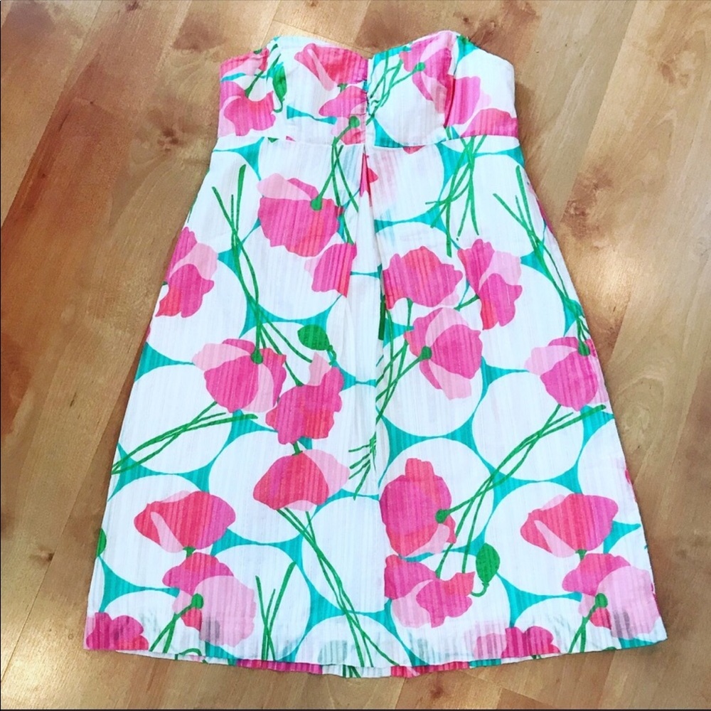 Lily Pulitzer size 2 Strapless Dress